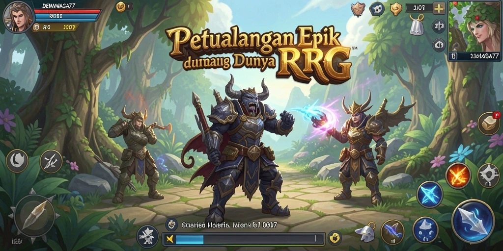 Tampilan gameplay <strong>DEWANAGA77</strong> yang seru dan menantang dalam dunia RPG.